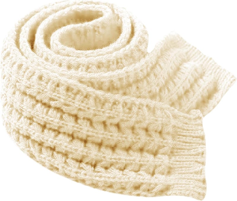 BEARUN Kids Knitted Scarf Winter Fashion Solid Color Toddler Baby Warm Scarves Wrap Neck Warmer for Girls Boys - Image 2